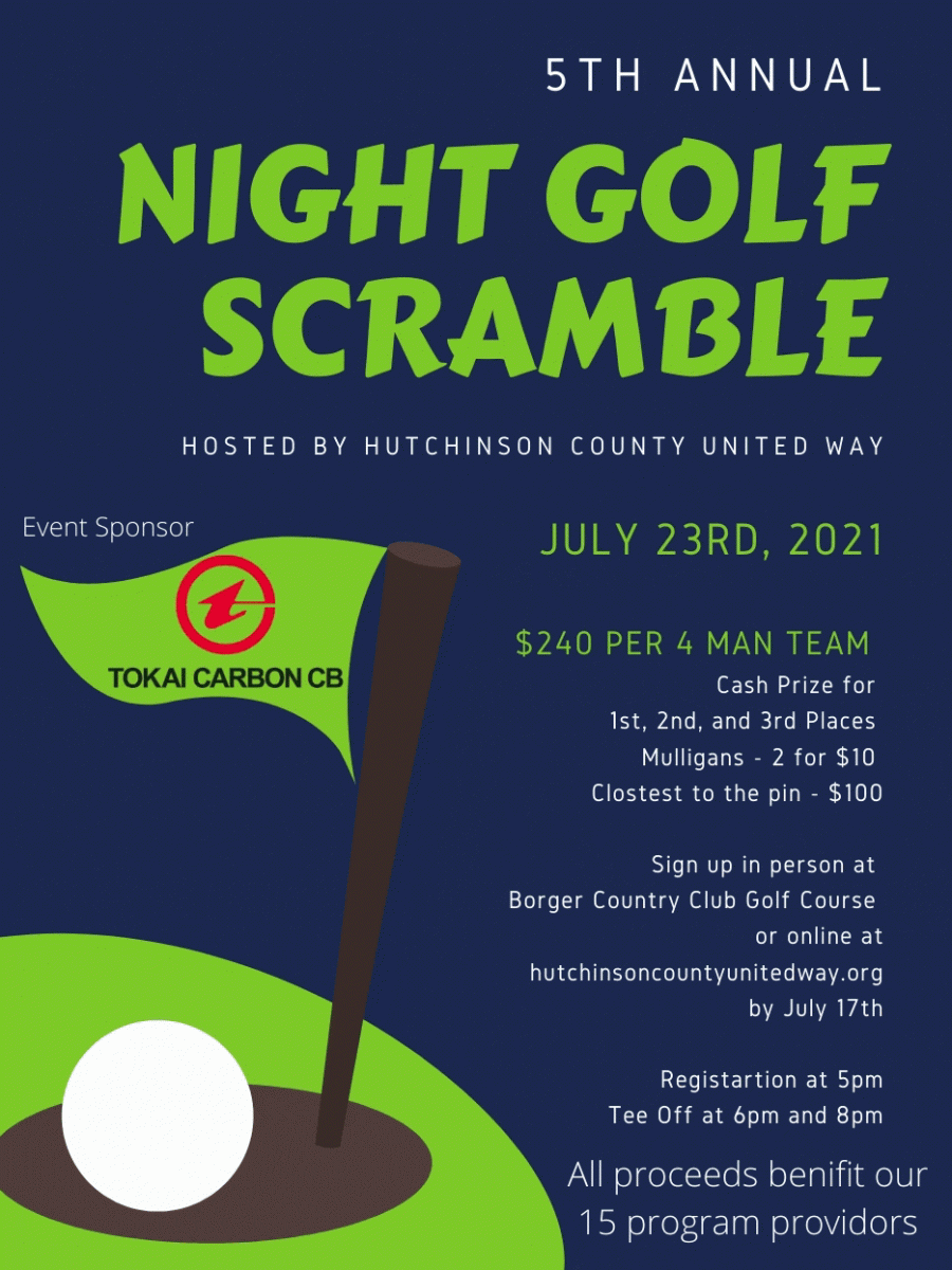 Night Golf Scramble Hutchinson County United Way